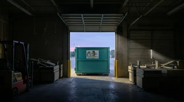 Roll-off dumpster loaded in Murfreesboro, TN